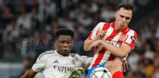 Liga de España: el Real Madrid igualó con Girona y quedó lejos