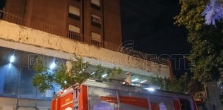Una rápida tarea policial controló un principio de incendio en la Torre Incone