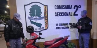 Recuperaron una motocicleta robada y la restituyeron a su propietario