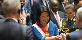 Keiko Fujimori asumió la presidencia de Perú