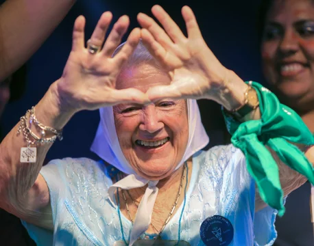 Murió Nora Cortiñas, presidenta de Madres de Plaza de Mayo Línea Fundadora