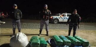 Secuestraron más de 140 kilos de hojas de coca durante un control vehicular