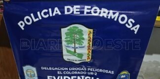 El Colorado: Desarticularon un centro de distribución de drogas y detuvieron a un hombre